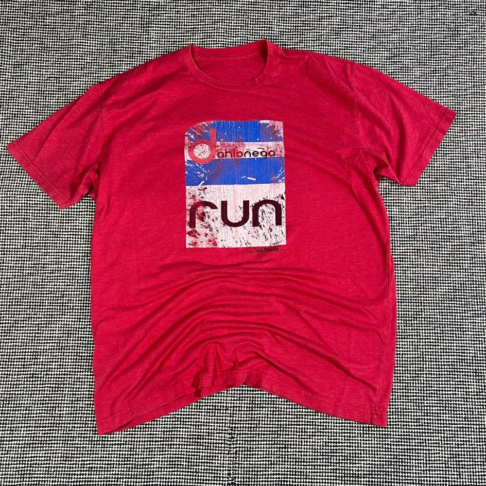 Men's XL Totally Running T-Shirt Dahlonega‎ Georgia Fitness Gym Workout
